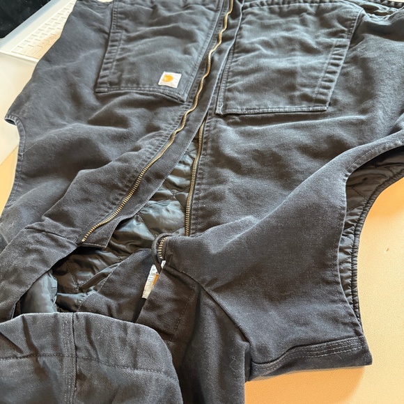 Carhartt Women's Relaxed Fit Washed Duck Insulated Hooded Vest - XL 16/18 - Picture 11 of 14